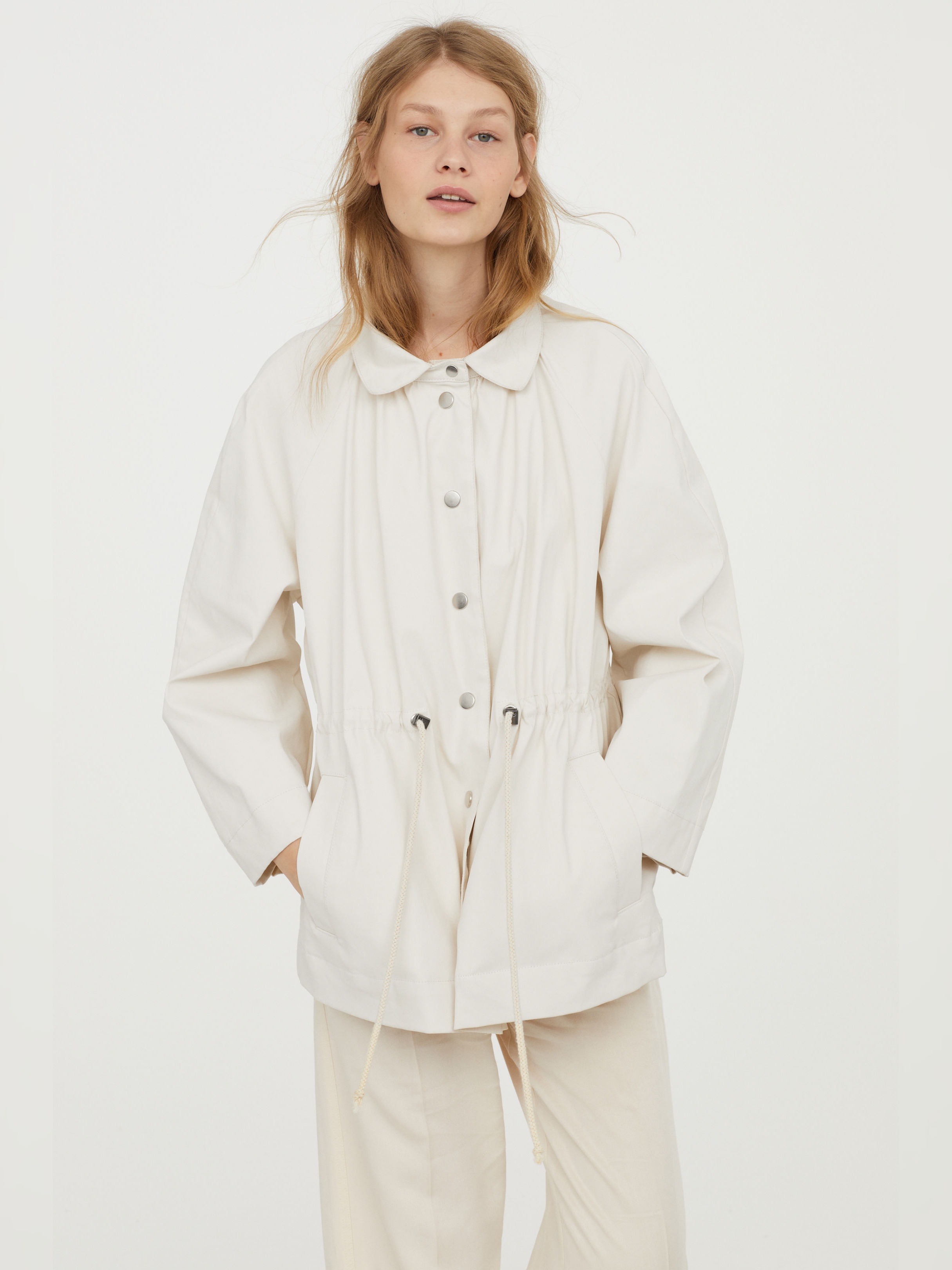 

Ветровка H&M 060597061  Кремовая, Ветровка H&M 060597061 S Кремовая