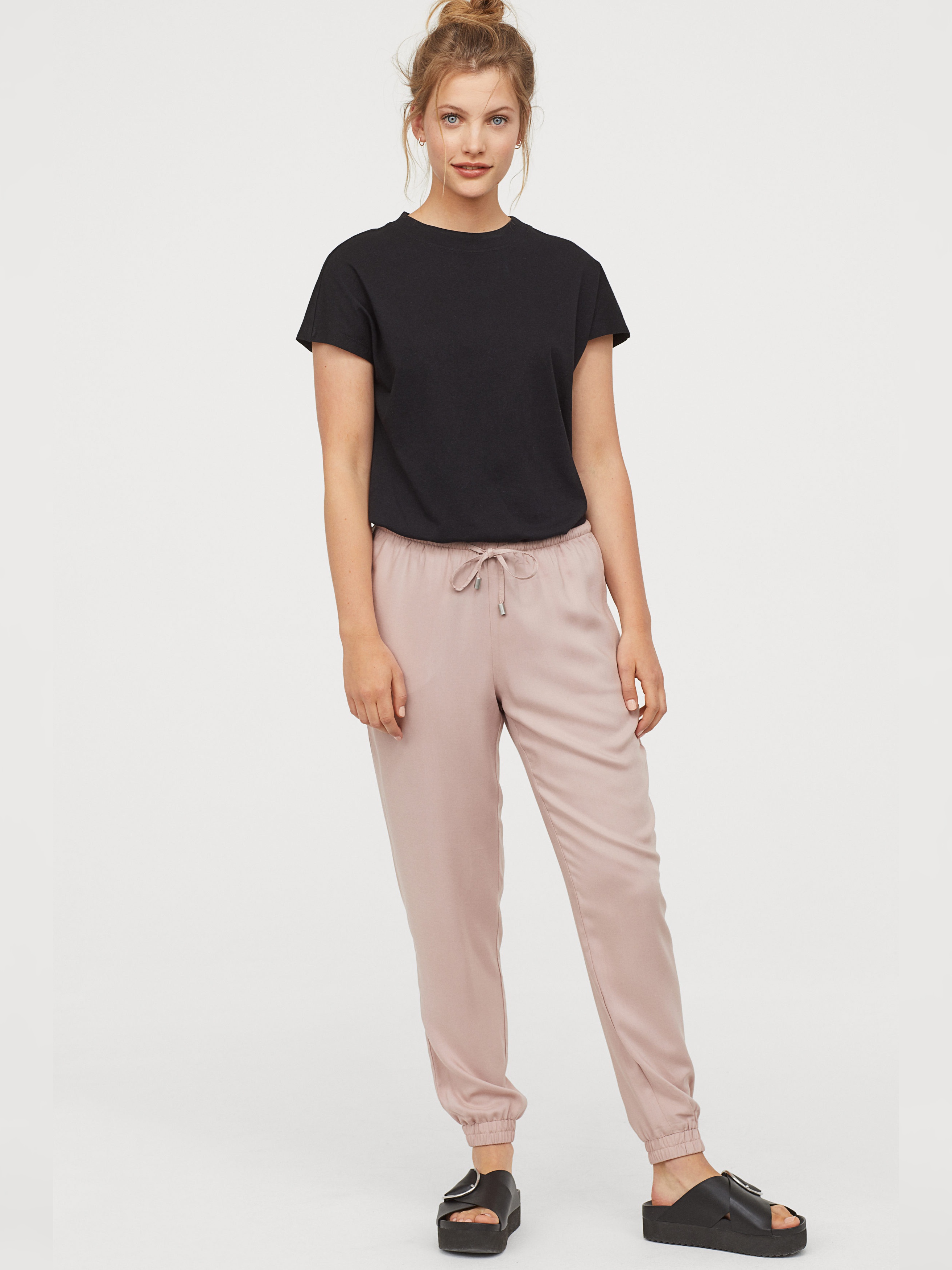 

Брюки H&M 060490176 38 Грязно-розовые