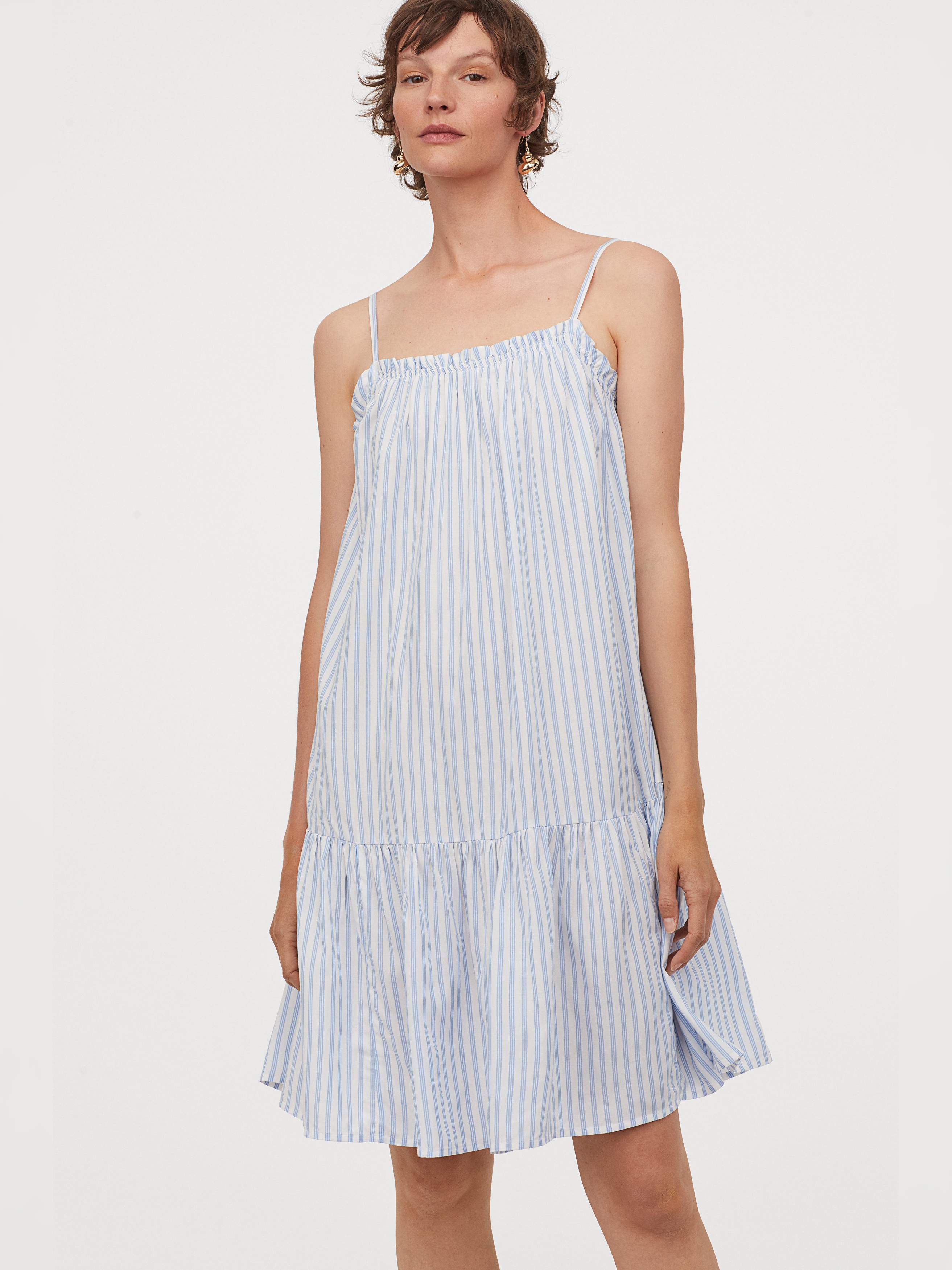 

Сарафан H&M 060899002 S Белый с голубым