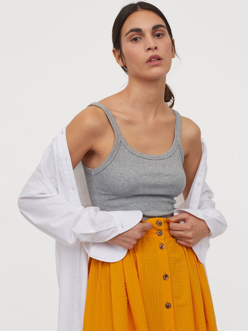 

Майка H&M 060863937_grey XL Серая