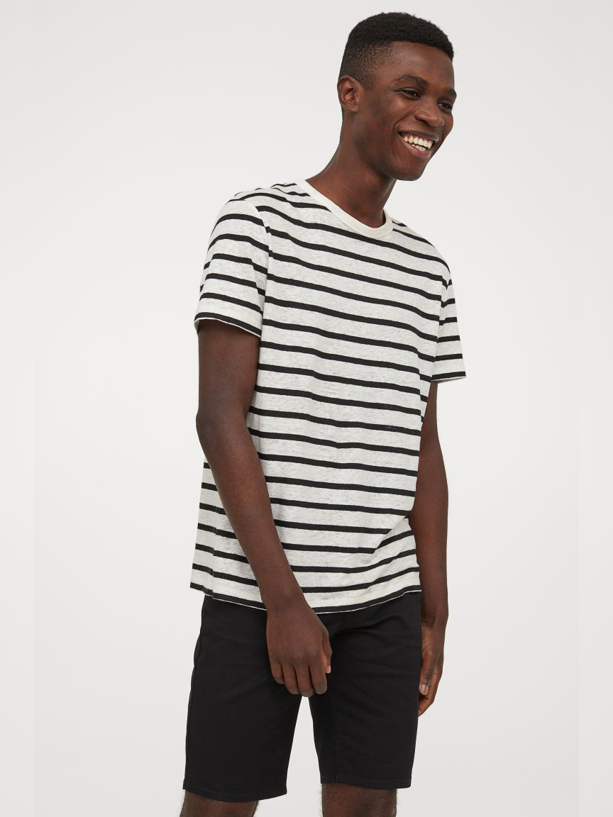 

Джинсовые шорты H&M 060857453 36 Темно-серые