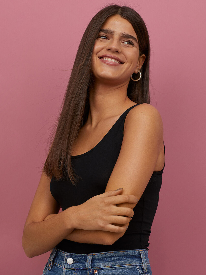 

Майка H&M 060795675 S Черная
