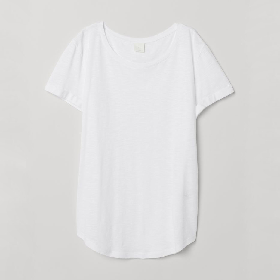 

Футболка H&M 060554598_white M Белая