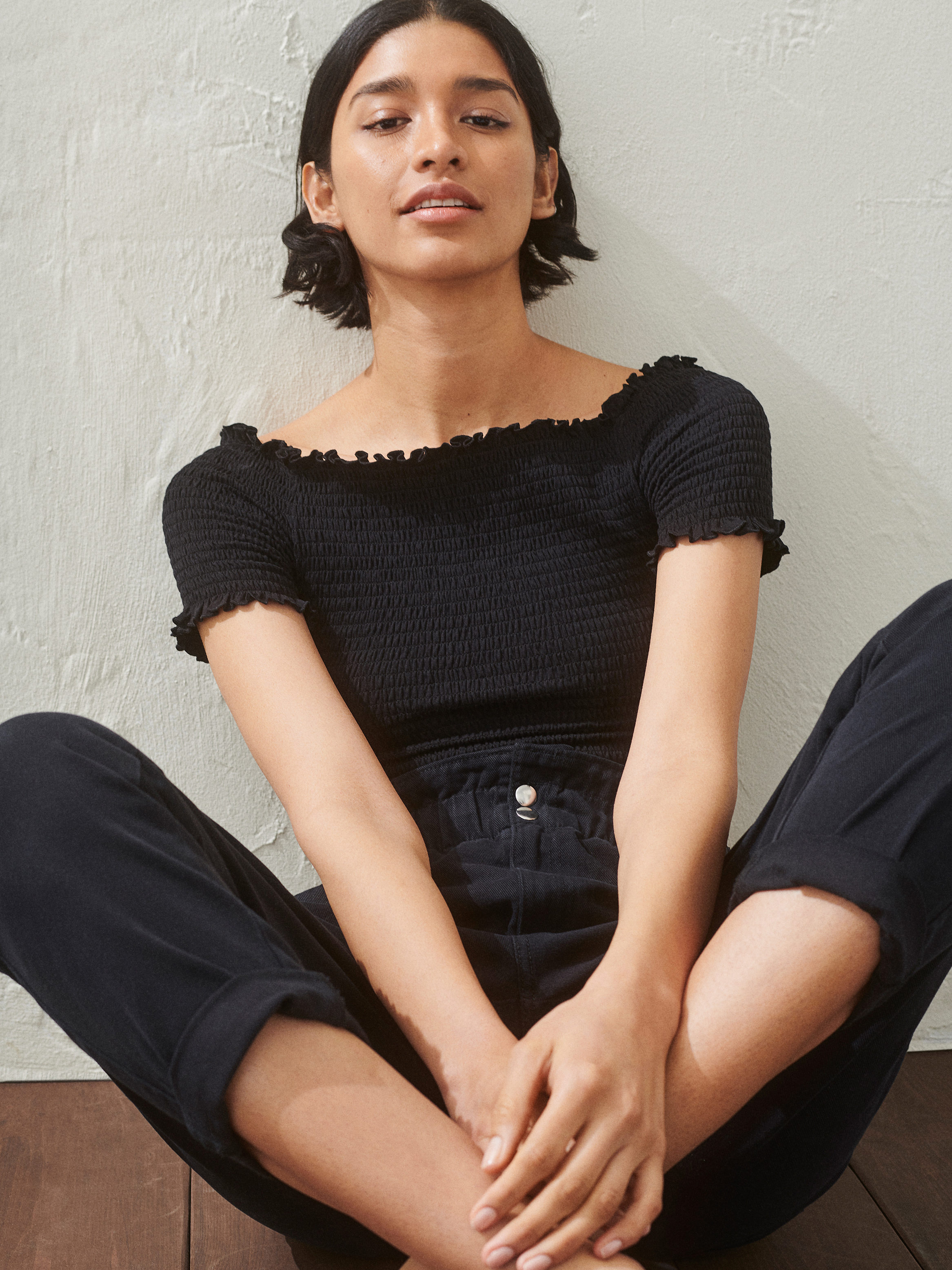 

Топ H&M 060832453 S Черный