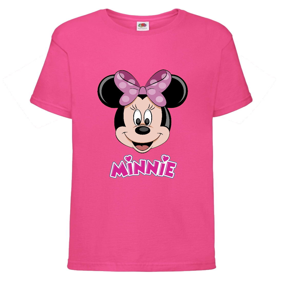 Футболка детская Микки Маус 005 (Mickey Mouse) розовая (MMS pnc 005) 128 см