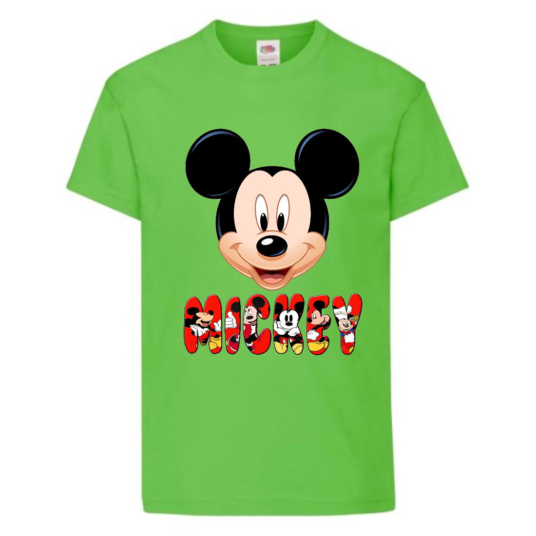 

Футболка детская Микки Маус 004 (Mickey Mouse) светлозеленая (MMS lgrn 004) 104 см