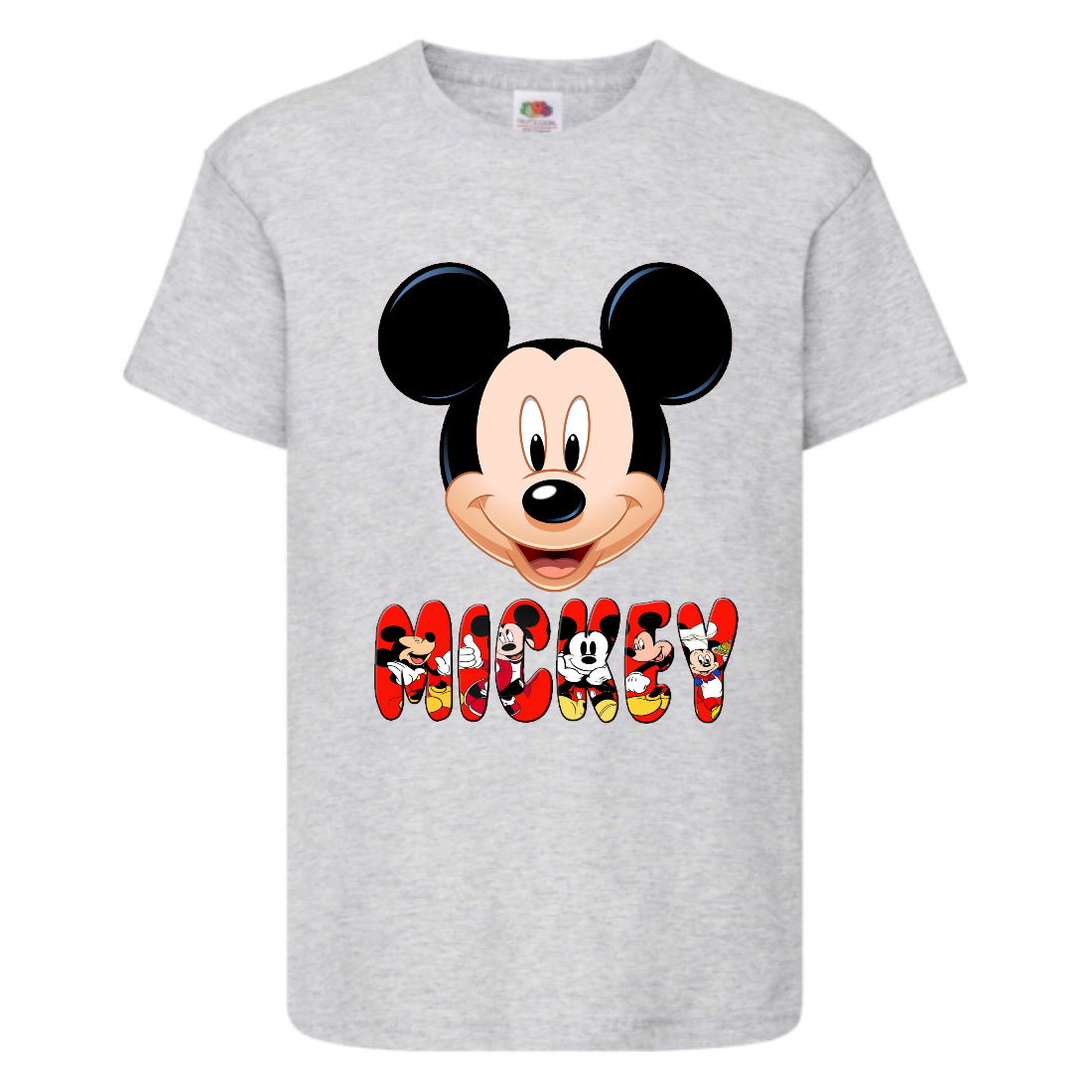 

Футболка детская Микки Маус 004 (Mickey Mouse) серая (MMS gr 004) 104 см
