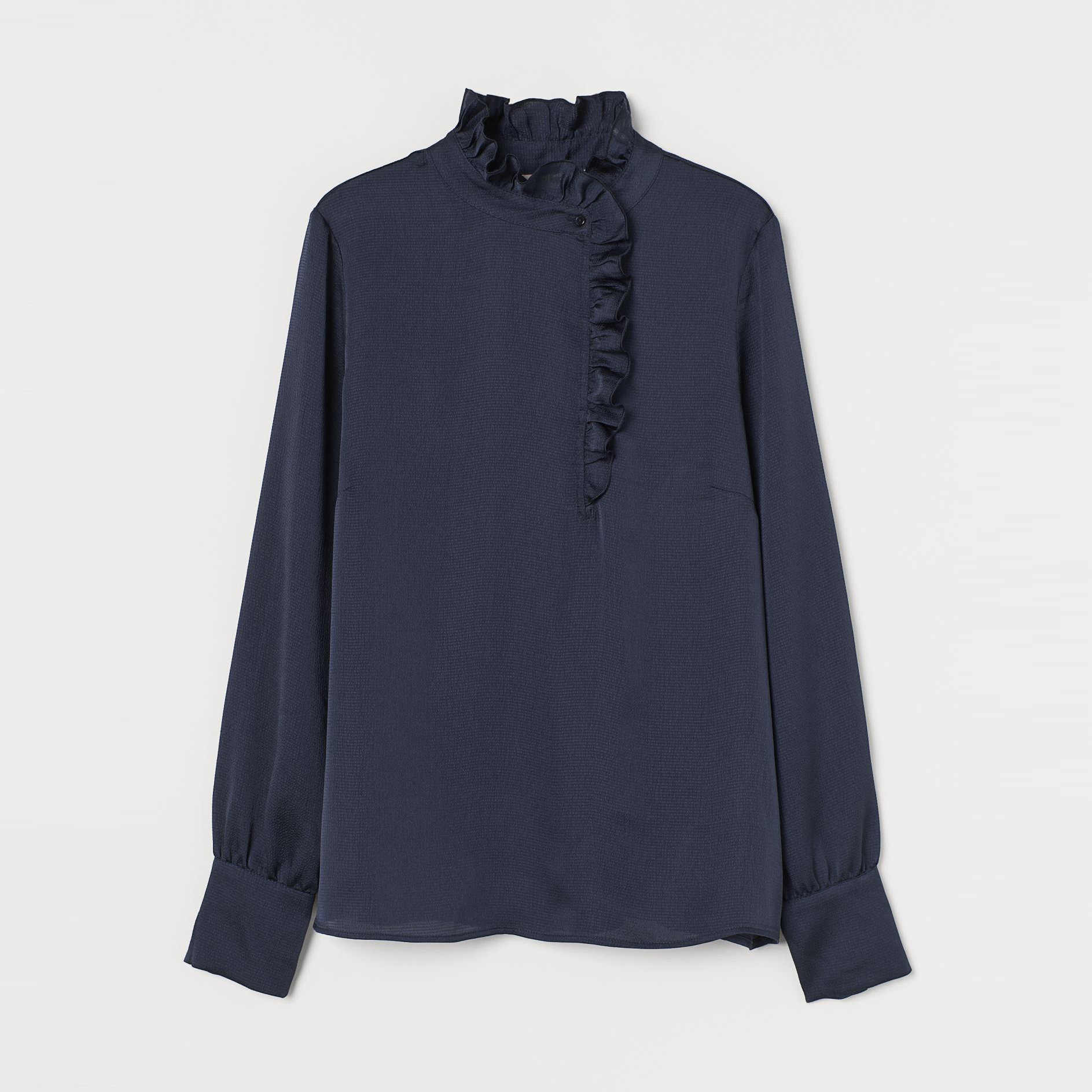 

Блузка H&M 9039512sm XS Темно-синяя