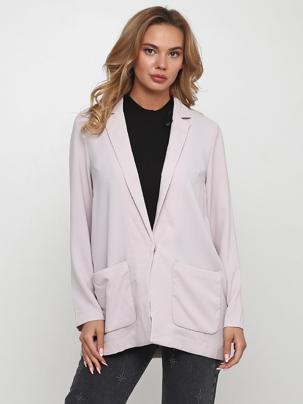 

Жакет H&M 5125526RP31  Пудра, Жакет H&M 5125526RP31 38 Пудра