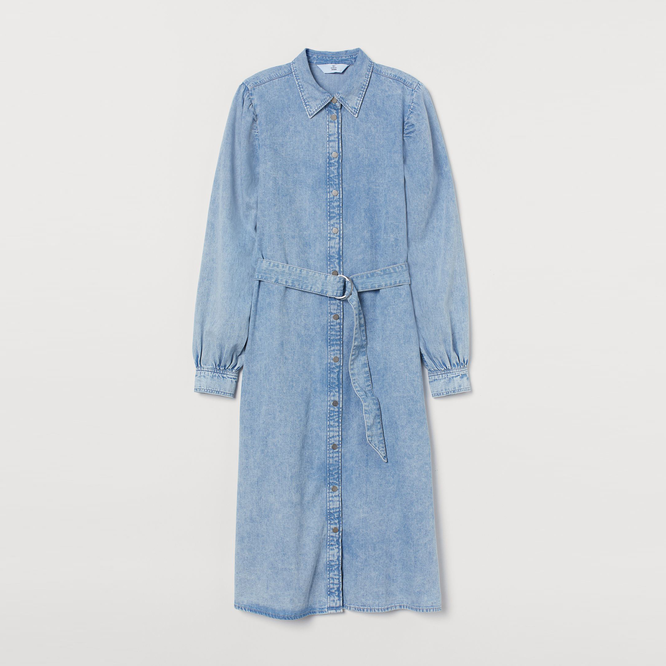 

Платье джинсовое H&M 9088942sm L Голубое