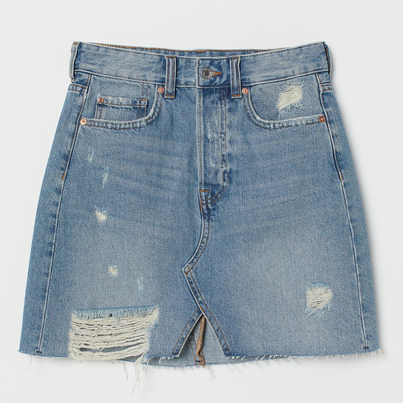

Юбка джинсовая H&M 2712-6582989 36 Голубая