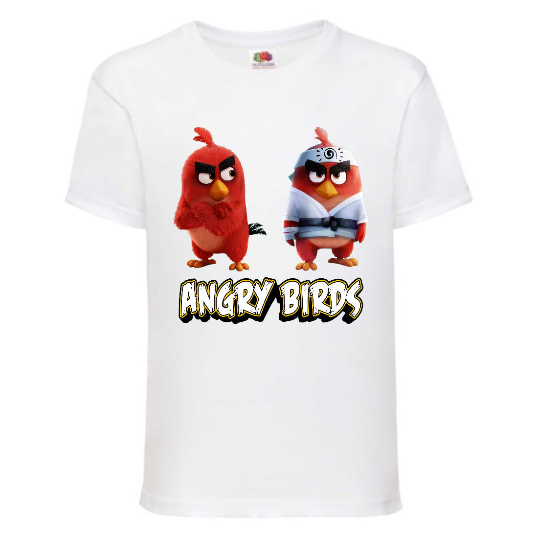 

Футболка детская Энгри Бердс (Angry Birds) белая (AB-red&karate-white) 164 см