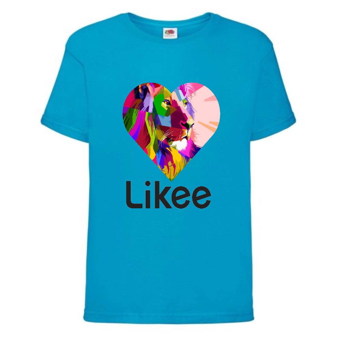 

Футболка Лайк Likee голубая 7 (Lblue-Leon) 164 см