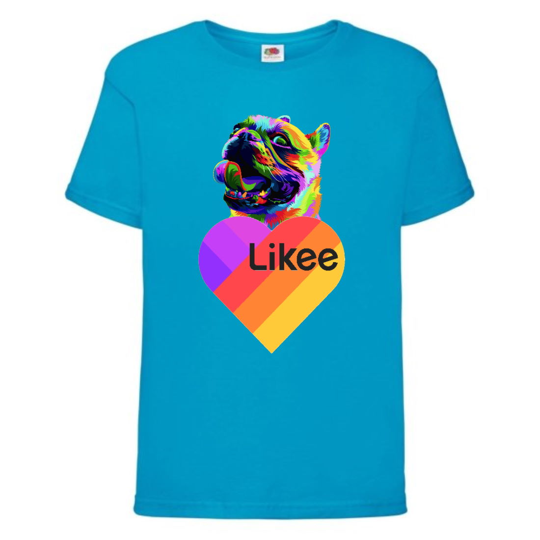 

Футболка Лайк Likee голубая 1 (Lblue-d2) 140 см
