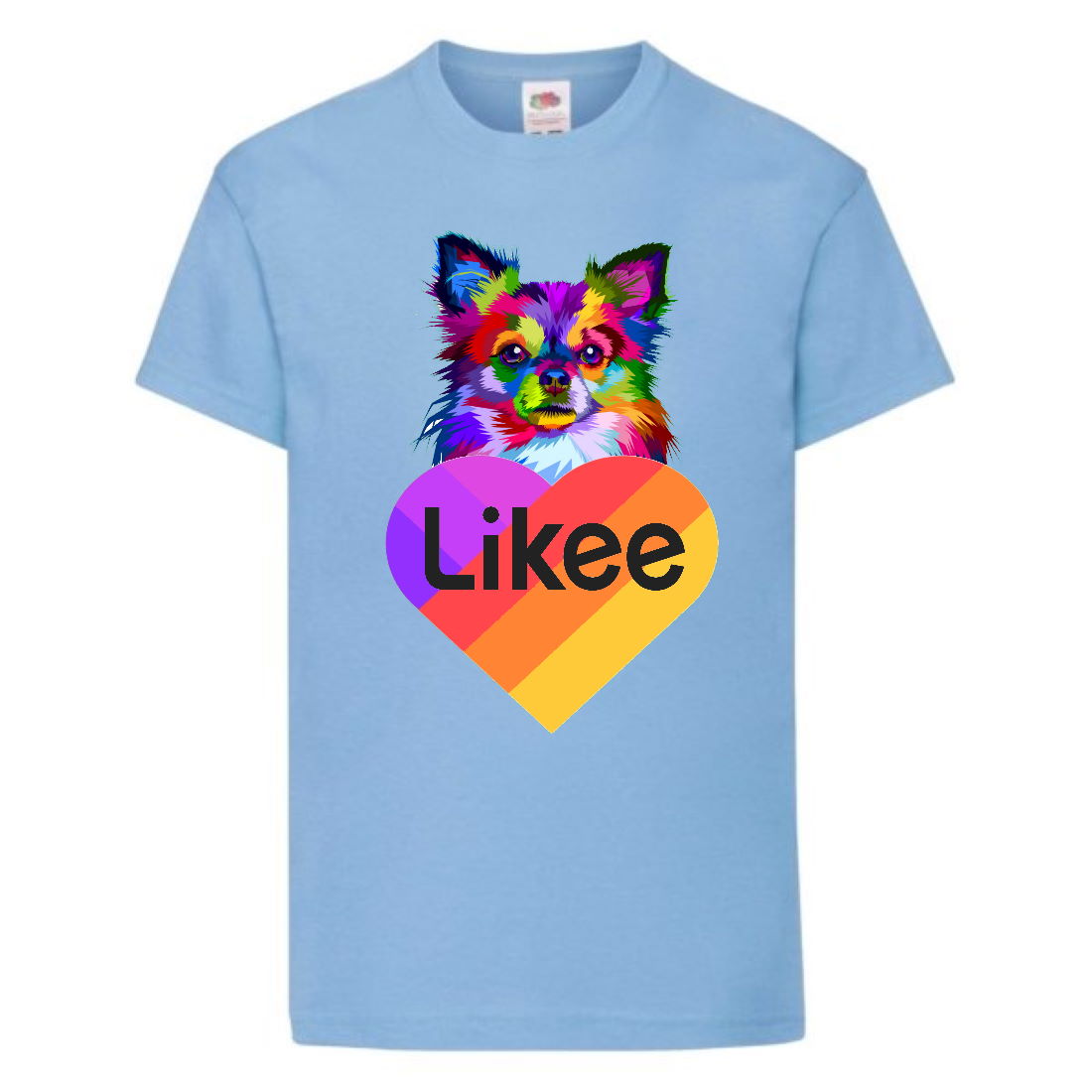 

Футболка Лайк Likee светло голубая 1 (Lblue-d5) 116 см