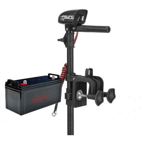 

Электромотор для лодки Haswing W-20lbs; 12V; AGM аккумулятор 12V; 30a/h; Лодочный электромотор Хасвинг 20;