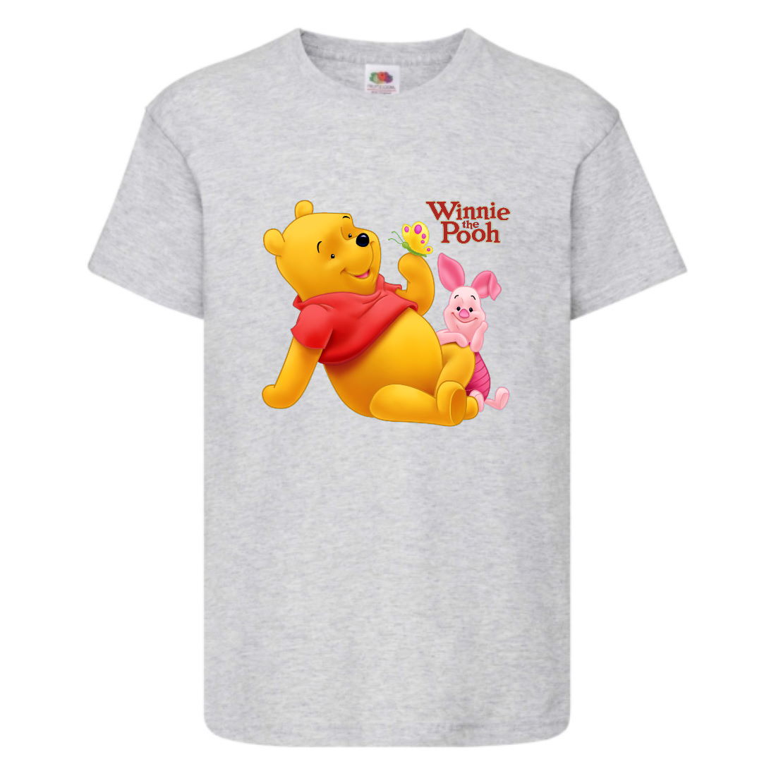 

Футболка детская Винни Пух 015 (Winnie Pooh) серая (WIP gr 015) 104 см
