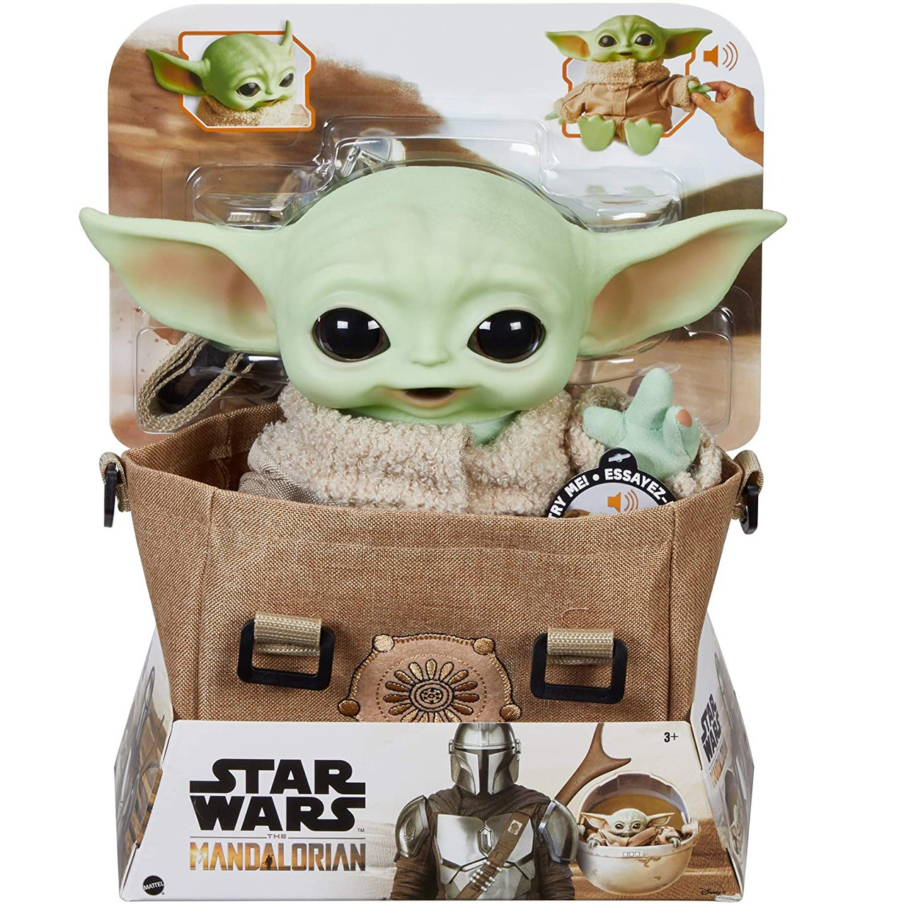 

Кукла Малыш Йода Звездные Войны Плюшевая Игрушка со звуком Мандалорец Star Wars HBX33