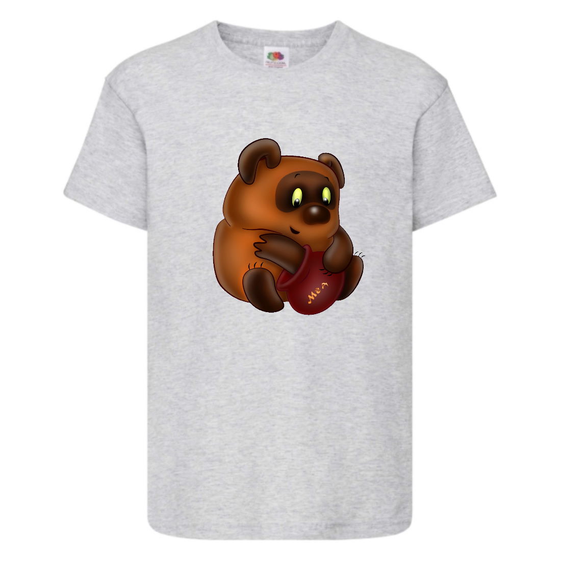 

Футболка детская Винни Пух 013 (Winnie Pooh) серая (WIP gr 013) 104 см