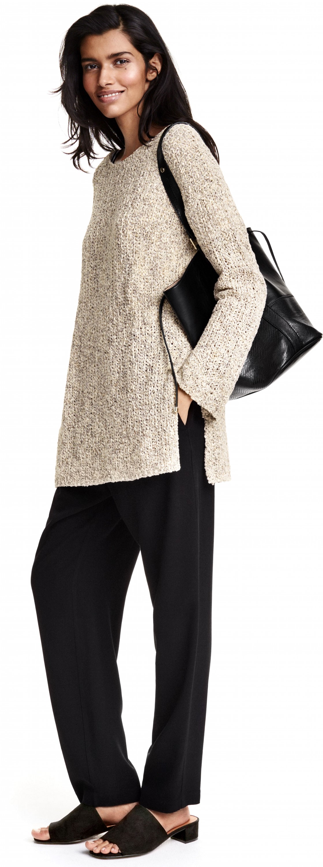 

Брюки H&M 03WFN96 34 Черные
