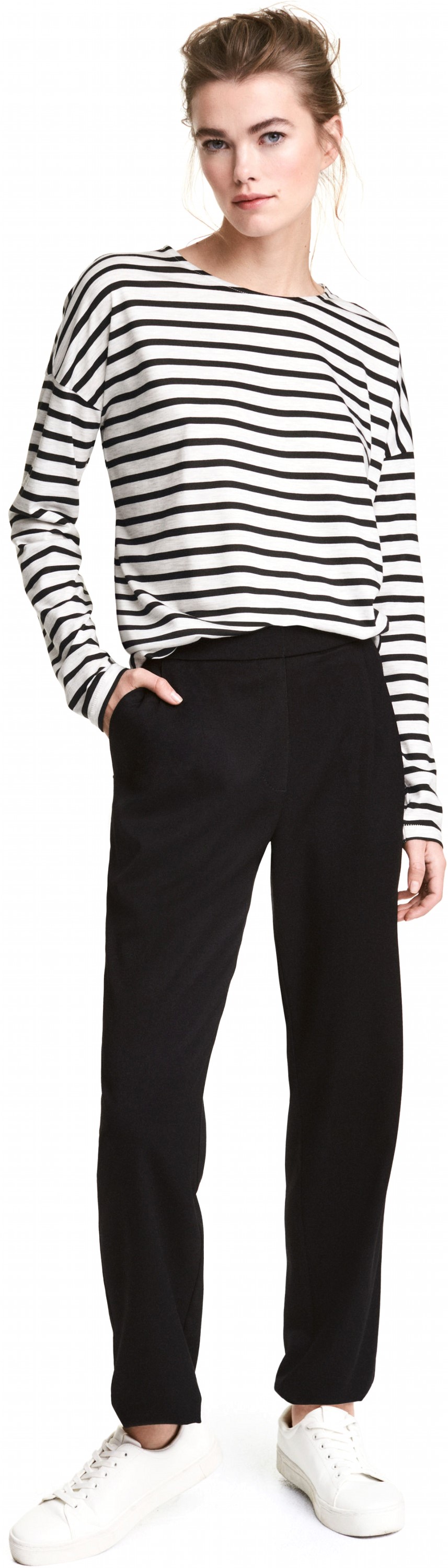 

Брюки H&M 04WDB77 32 Черные