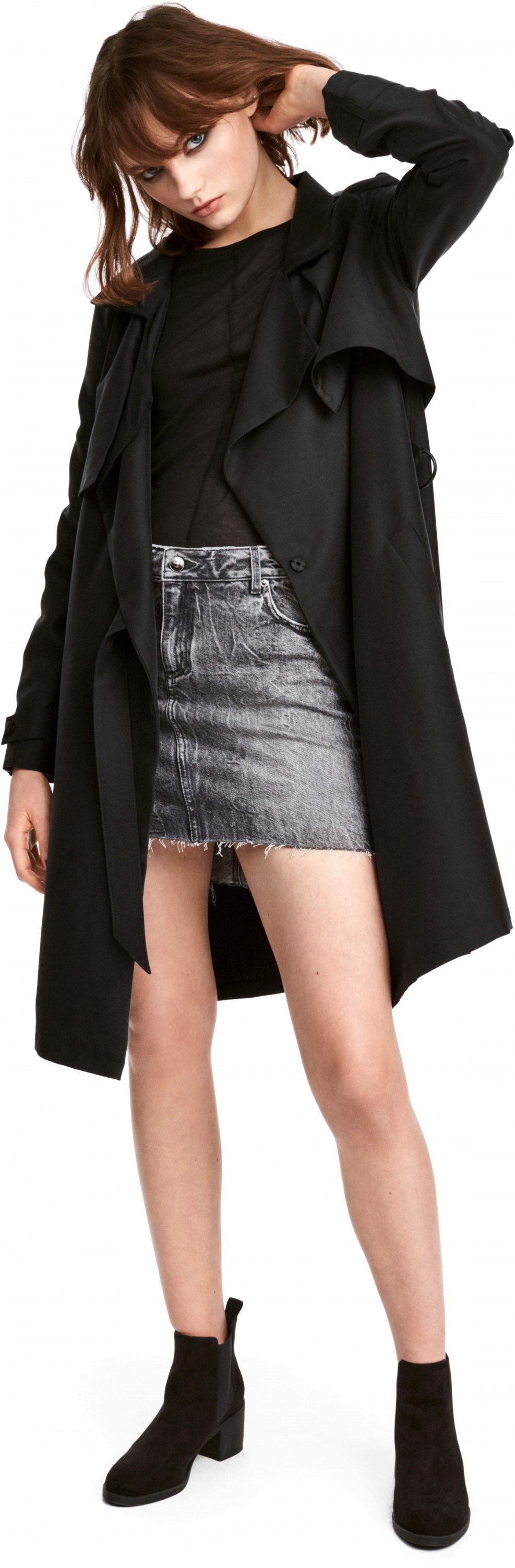 

Плащ H&M 04VVB82 32 Черный
