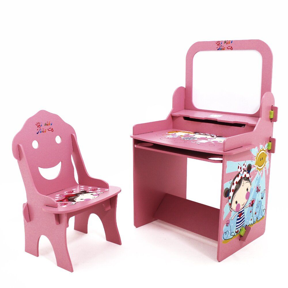 

Парта дитяча Mi nino feliz зі стільчиком рожева 5551 (2000902338179)