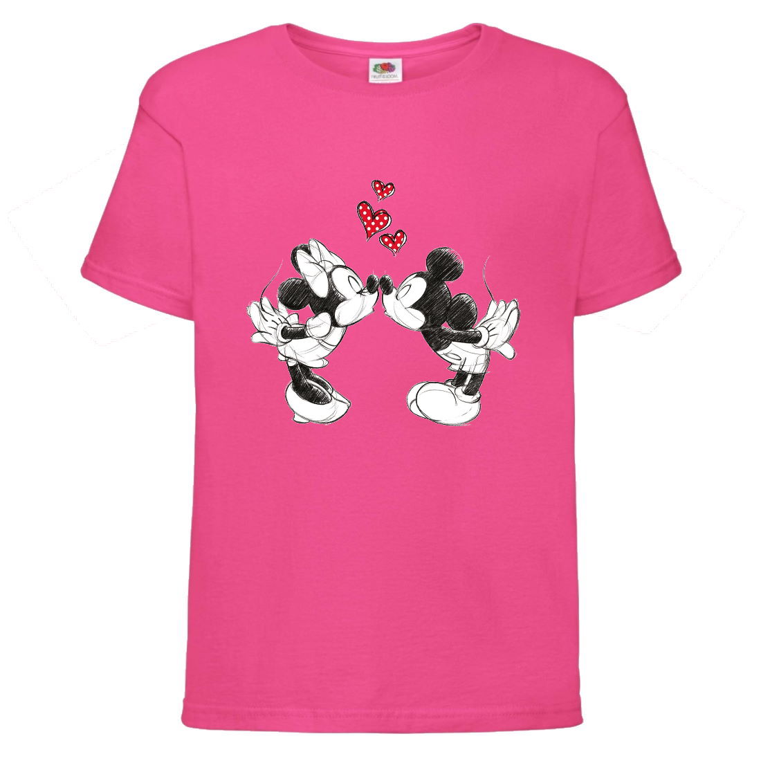 

Футболка детская Микки Маус 006 (Mickey Mouse) розовая (MMS pnc 006) 104 см