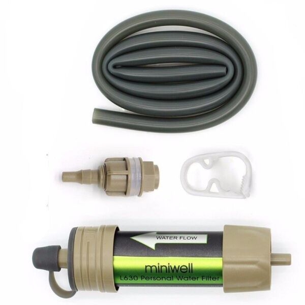 

Походный фильтр Miniwell L630 для очистки воды, переносной, портативный, туристический до 2000 л, Green (EG-100132)