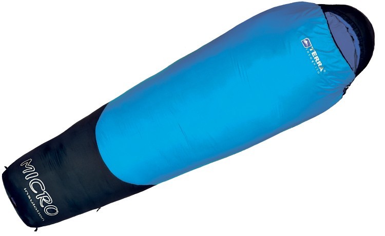 

Спальный мешок Terra Incognita Compact 1400 правый Синий с серым