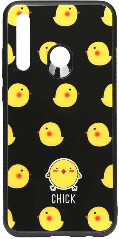 

Панель TOTO Cartoon Print Glass Case для Huawei P Smart+ 2019 Chick