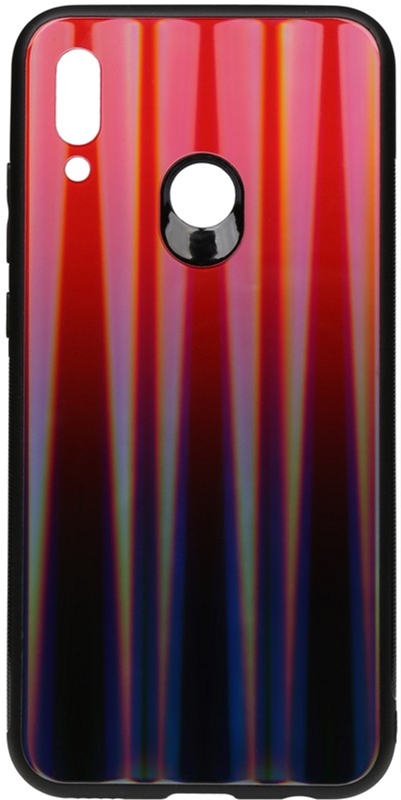 

Панель TOTO Aurora Print Glass Case для Apple iPhone Xr Red