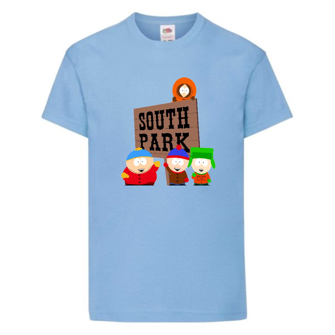 

Футболка детская Южный Парк 007 (South park) голубая (SPA lbl 007) 128 см