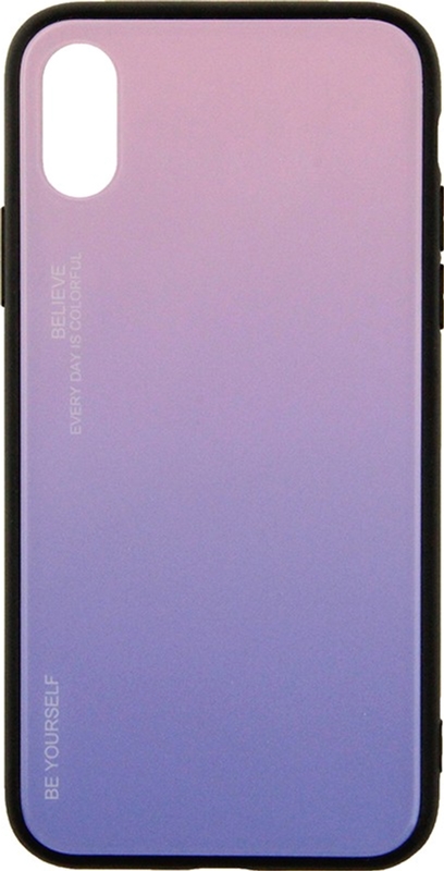 

Панель TOTO Gradient Glass Case для Apple iPhone X/Xs Pink