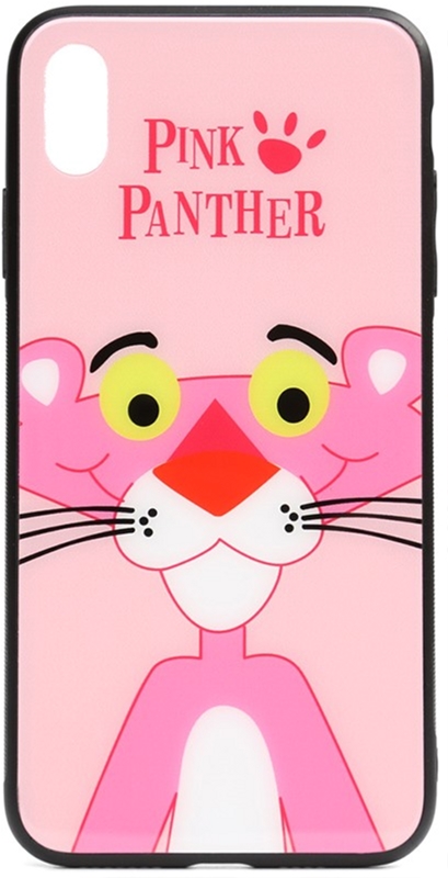 

Панель TOTO Cartoon Print Glass Case для Apple iPhone X/Xs Pink Panther