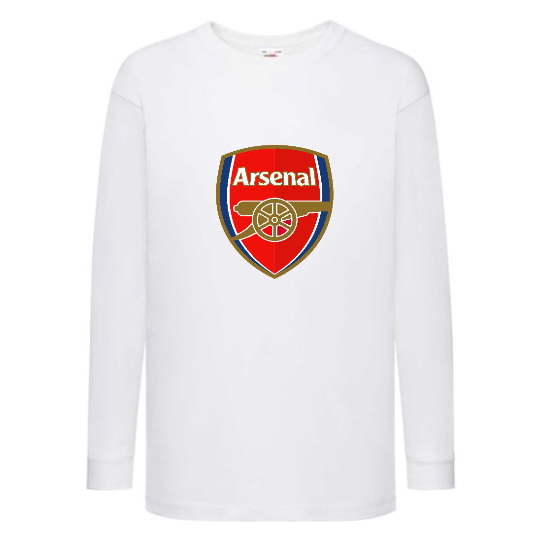 

Лонгслив реглан Футбольный клуб Арсенал (Arsenal) белый (FOOT wh 001) 140 см