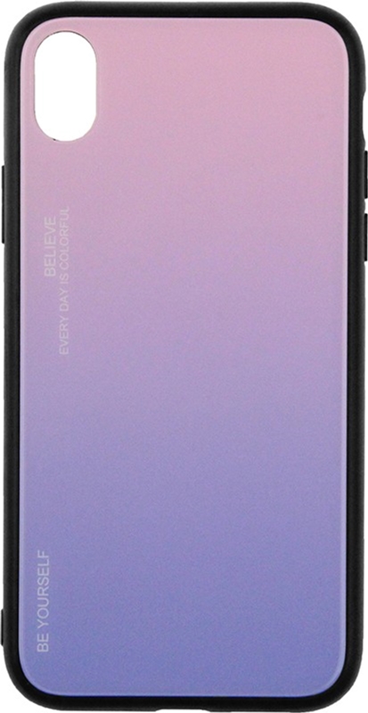 

Панель TOTO Gradient Glass Case для Apple iPhone Xr Pink