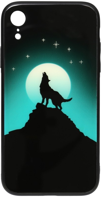 

Панель TOTO Night Light Print Glass Case для Apple iPhone Xr Howling Wolf