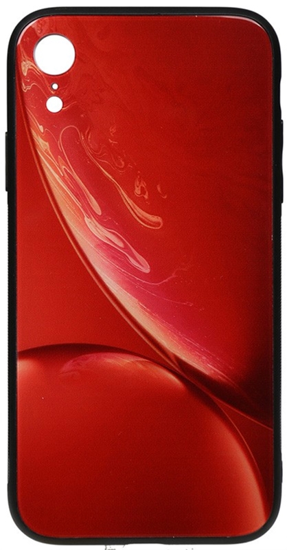 

Панель TOTO Print Glass Space Case для Apple iPhone Xr Red