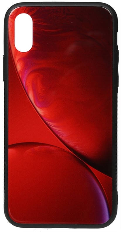 

Панель TOTO Print Glass Space Case для Apple iPhone X/Xs Rubin Red