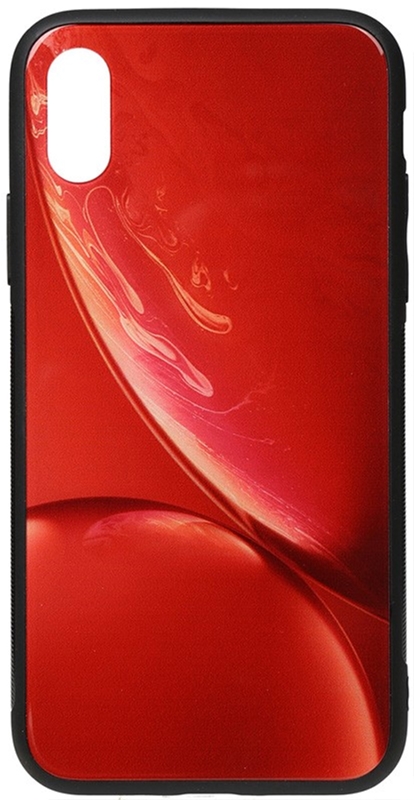 

Панель TOTO Print Glass Space Case для Apple iPhone Xs Max Red