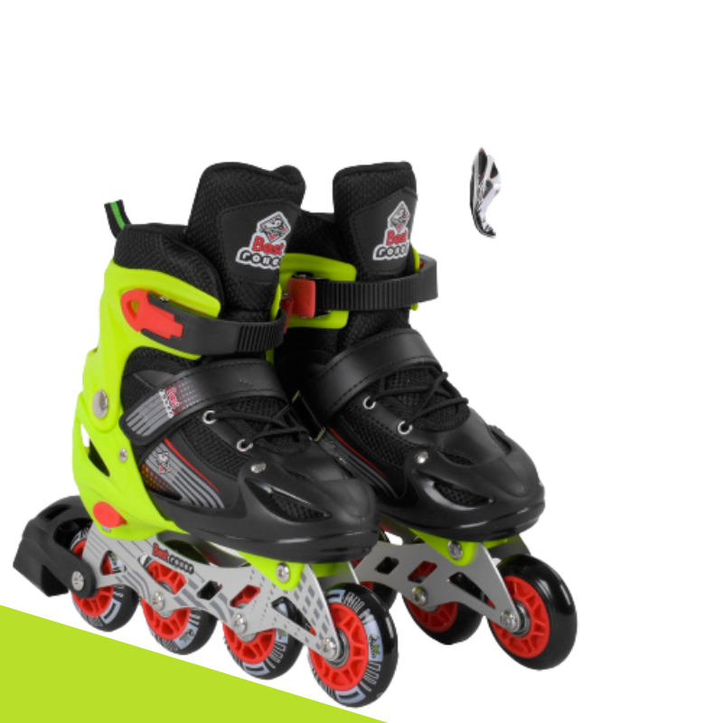 

Ролики детские размер 30-33 от 18 см по стопе Best Roller Светящееся колесо Зеленые (98861)