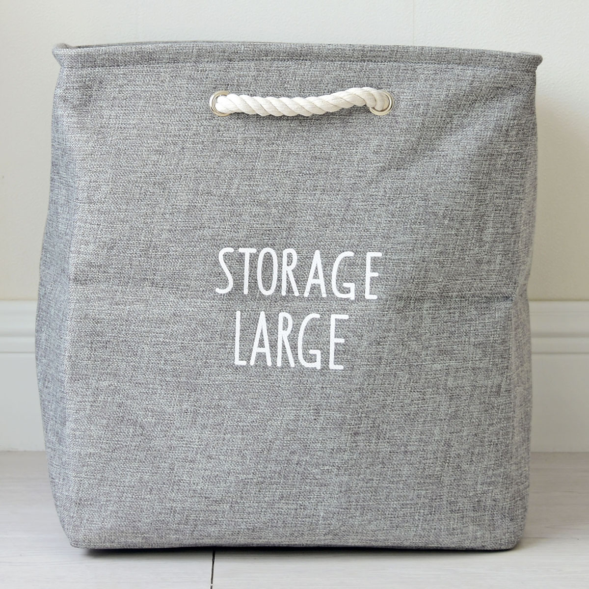 

Корзина для игрушек, белья, хранения Storage large, серый Berni Home