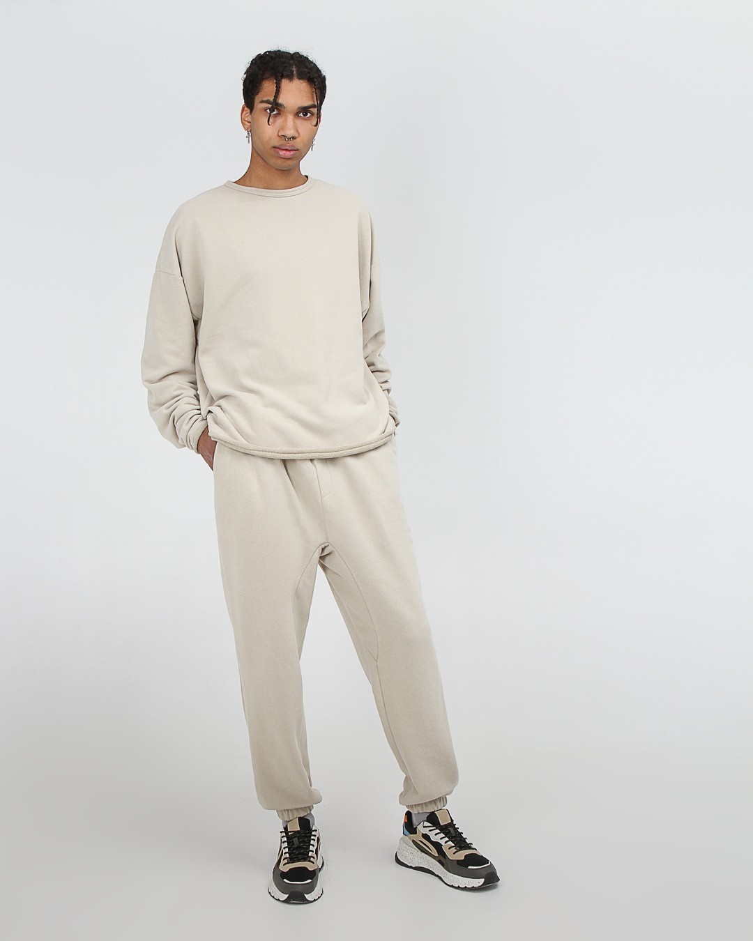 

Штаны Deep джогеры М беж