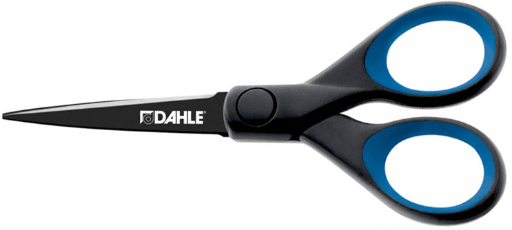 

Ножницы офисные Dahle 54305 Titanium 13 см Черно-синие (4009729058411)