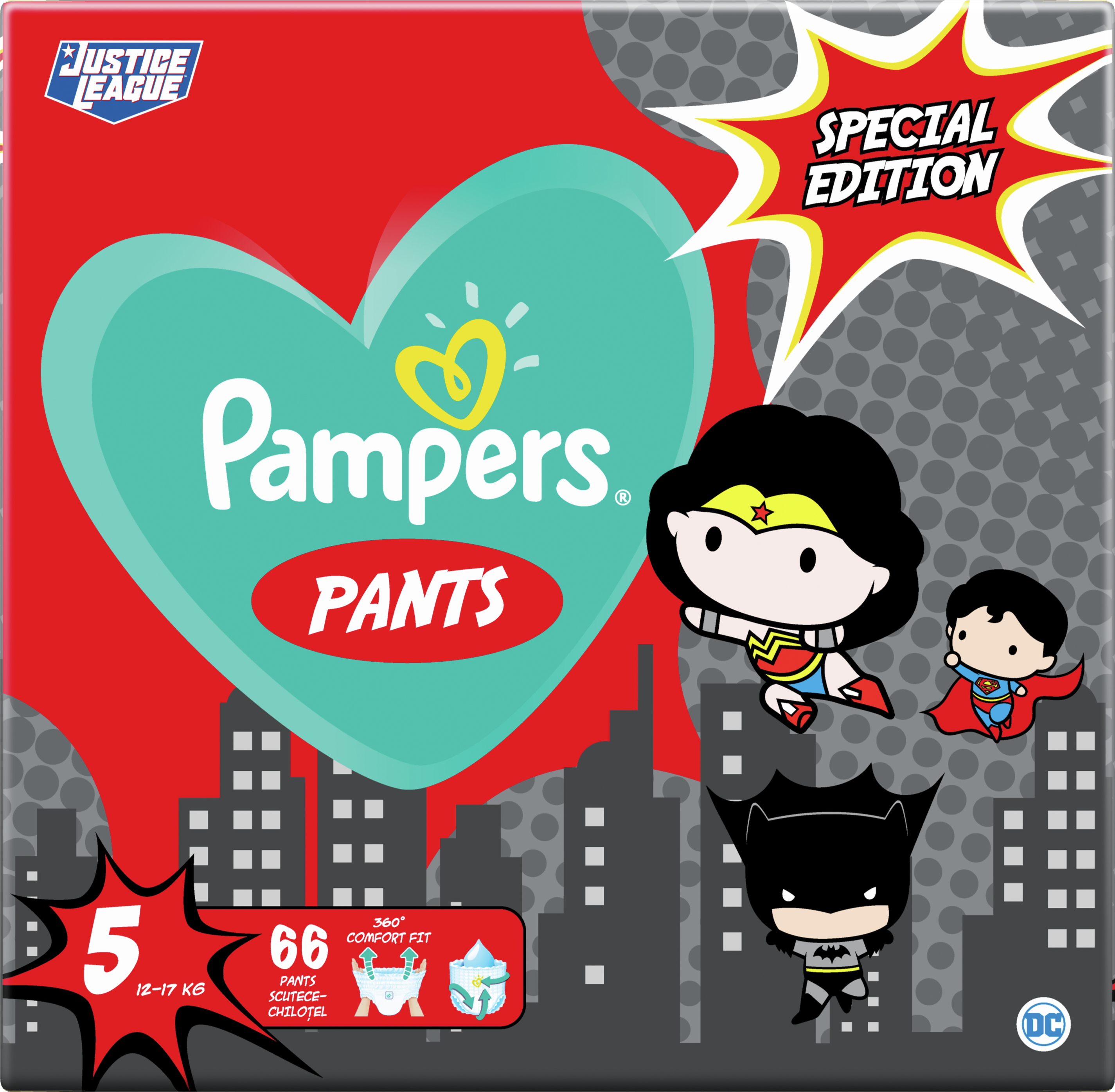 Акция на Подгузники-трусики Pampers Pants Special Edition Размер 5 (12-17 кг) 66 шт (8001841968292) от Rozetka UA