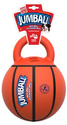 

Игрушка для Собак Gigwi Jumball Баскетбольный Мяч c Резиновой Ручкой Оранжевый XL 26 см