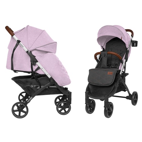 

Коляска прогулочная CARRELLO Astra CRL-5505 Apricot Pink +дождевик S (RL-5505 )