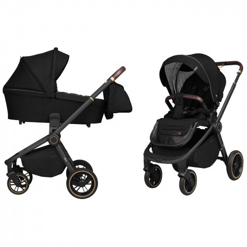 

Коляска универсальная CARRELLO Epica CRL-8510/1 (2in1) Space Black +дождевик /1/ (CRL-8510/1)