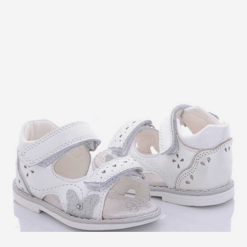 

Сандалии кожаные Clibee AB15 23 15 см White
